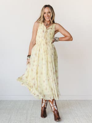 Spring Light Dress
- Lemon Multi S / Lemon Multi