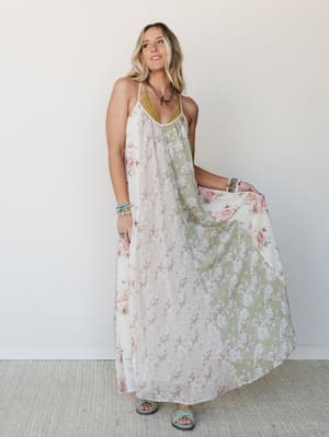 Floral Memories Maxi Dress: undefined