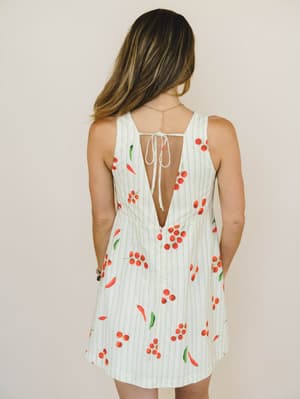 Cherry Groove Dress
- Off White Cream L / Off White Cream