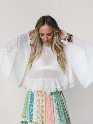 Love in Bloom Blouse
- Cream S / Cream