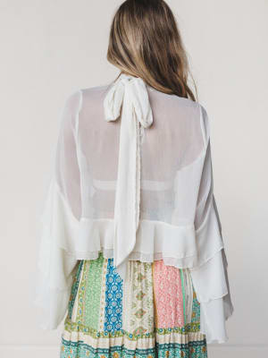 Love in Bloom Blouse
 - Cream S / Cream