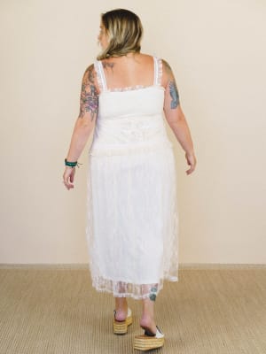 Ballerina Day Dreams Dress - Ecru L / Ecru