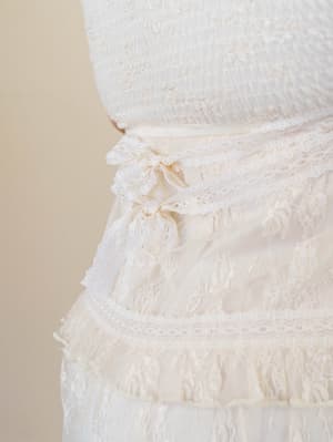 Ballerina Day Dreams Dress - Ecru L / Ecru