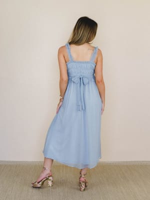 Spring Affair Dress - Pale Blue L / Pale Blue