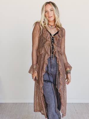 Western Winds Long Sleeve Duster: undefined