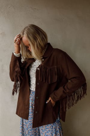 jackson-hole-button-down-jacket-chocolate/Brown