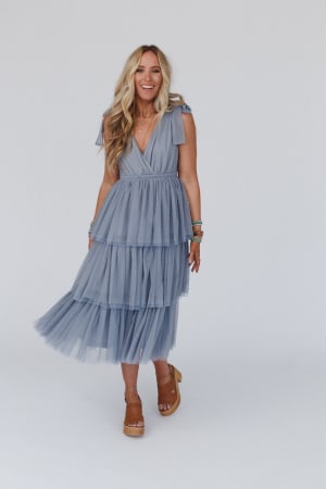 Boho Ballerina Tiered Tulle Dress: undefined