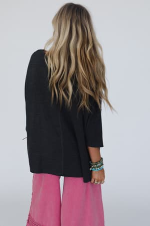 sunday-stroll-oversized-tee-black/Black