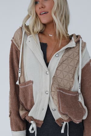 leighton-button-up-jacket-chocolate/Chocolate