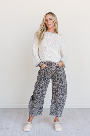 saddle-sky-animal-print-pants-mocha/Mocha