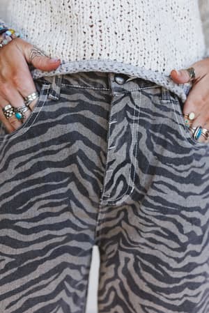 saddle-sky-animal-print-pants-mocha/Mocha