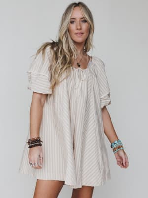 Springtime Romper  - Taupe L / Taupe