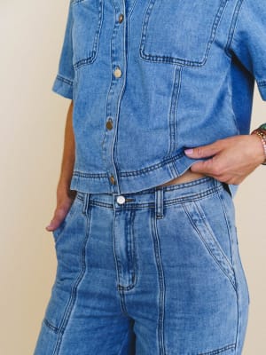 Around Town Denim Set - Cloud Wash L / Cloud Wash