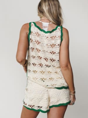 Beach Days Knitted Set - Cream S / Cream