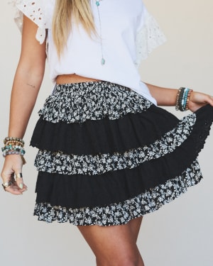 Floral Springs Mini Skort: undefined