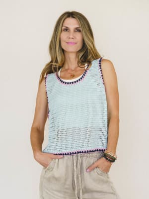 Beach Trips Crochet Tank: undefined