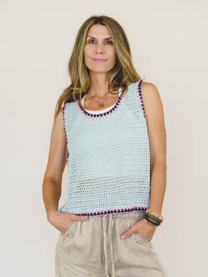 Beach Trips Crochet Tank: undefined