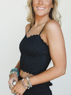 Lace Around All Day Bralette - Black L / Black