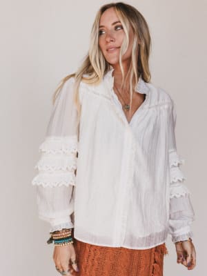 Boho Romance Blouse: undefined
