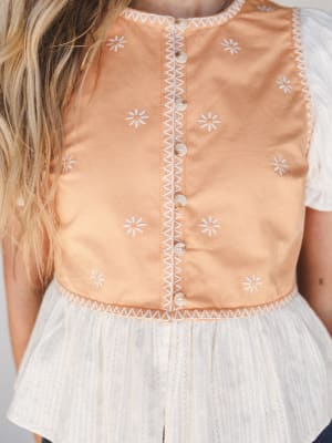 Heart to Hand Top - Apricot L / Apricot