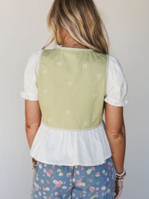 Heart to Hand Top - Light Olive L / Light Olive