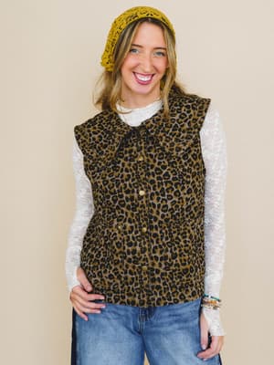 Wild Wonders Vest - Mocha Mousse L / Mocha Mousse