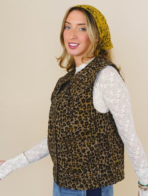 Wild Wonders Vest - Mocha Mousse L / Mocha Mousse