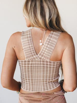 Check Yes Bralette - Blush S / Blush