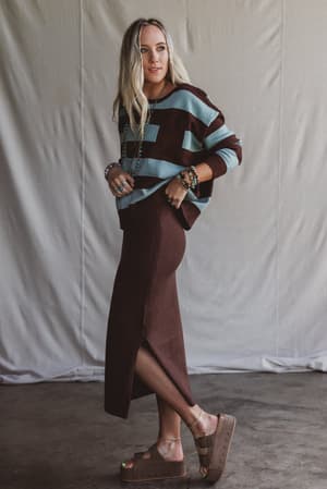 Lexi Sweater Skirt Set: undefined