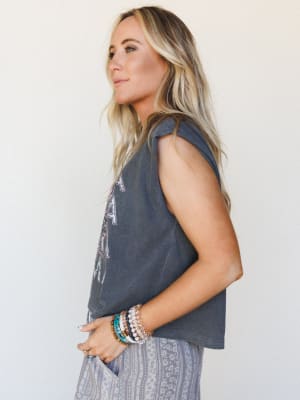 The Nest Leopard Mama Top - Pepper L/XL / Pepper