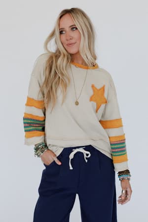 starbeam-pullover-top-khaki/Khaki