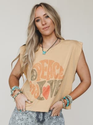 The Nest Groovy Love Graphic Tee: undefined