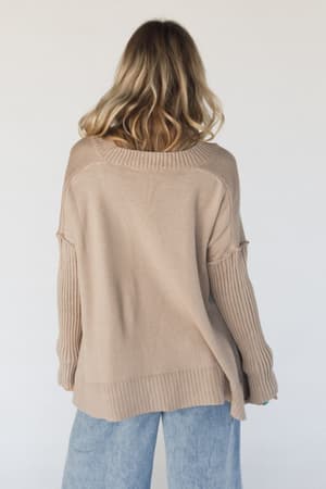 romeo-ribbed-pullover-taupe/Taupe
