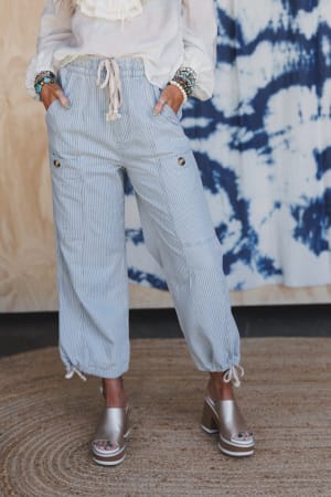 Effortless Edge Wide Leg Jogger Pants: undefined