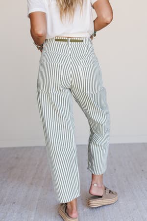 elevated-eyelet-barrel-jeans-olive/Olive
