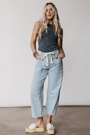 elevated-eyelet-barrell-jeans-multi-stripe/Blue
