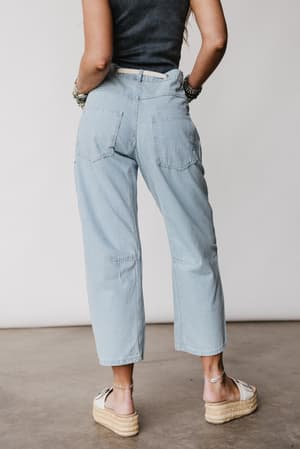 elevated-eyelet-barrell-jeans-multi-stripe/Blue