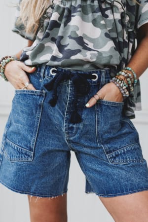 Faded Glory Denim Shorts: undefined