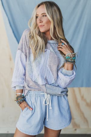 denim-daze-drawstring-shorts-denim-stripe/Blue