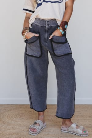 Nothing Less Barrel Pants: undefined