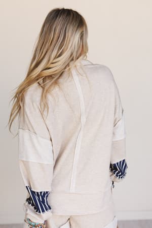 the-nest-story-line-set-navy-oatmeal/Navy Oatmeal