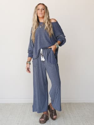 The Nest Easy Days Contrast Set - Navy S / Navy