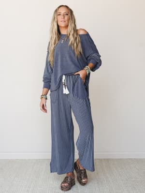 The Nest Easy Days Contrast Set - Navy S / Navy