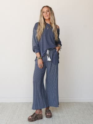 The Nest Easy Days Contrast Set - Navy S / Navy