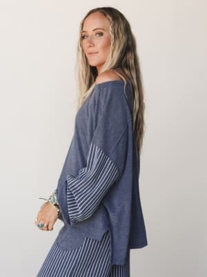 The Nest Easy Days Contrast Set - Navy S / Navy