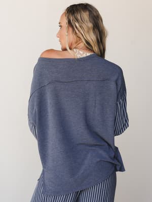 The Nest Easy Days Contrast Set - Navy S / Navy