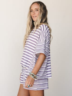 The Nest Play Date Short Set - Lavender XL / Lavender