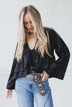 The Nest Wildflower Drift Top: undefined