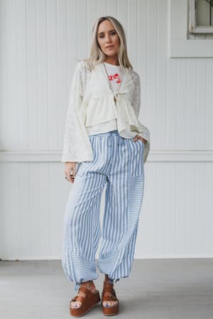 aveline-striped-pants-blue/Blue
