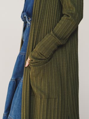 the-nest-finishing-touch-duster-cardigan-olive/Olive